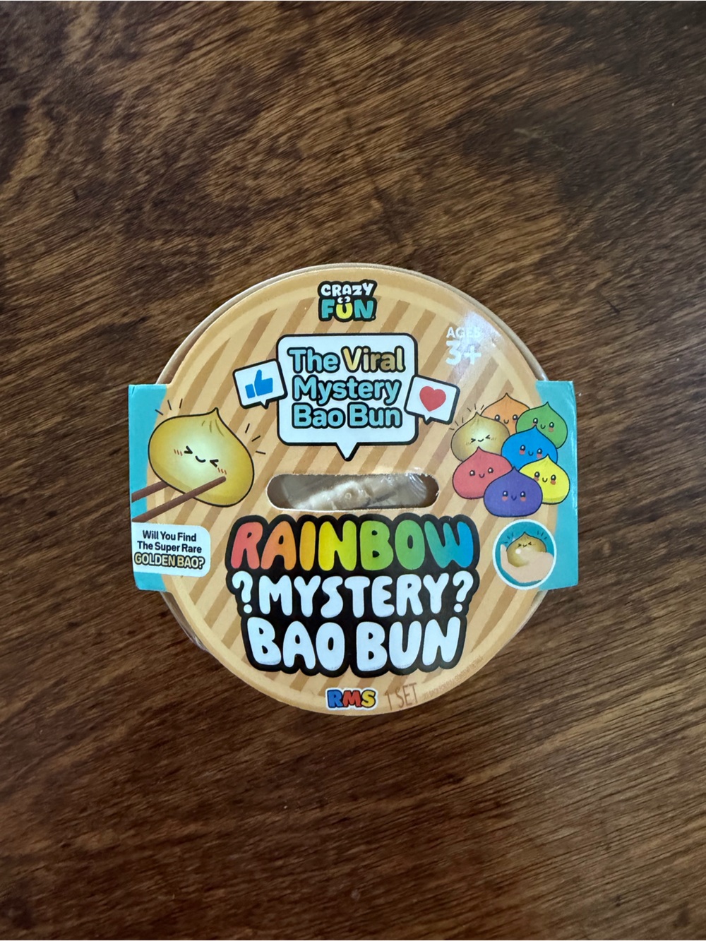 Rainbow Mystery Bao Bun Squishy Surprise - Assorted Colors
